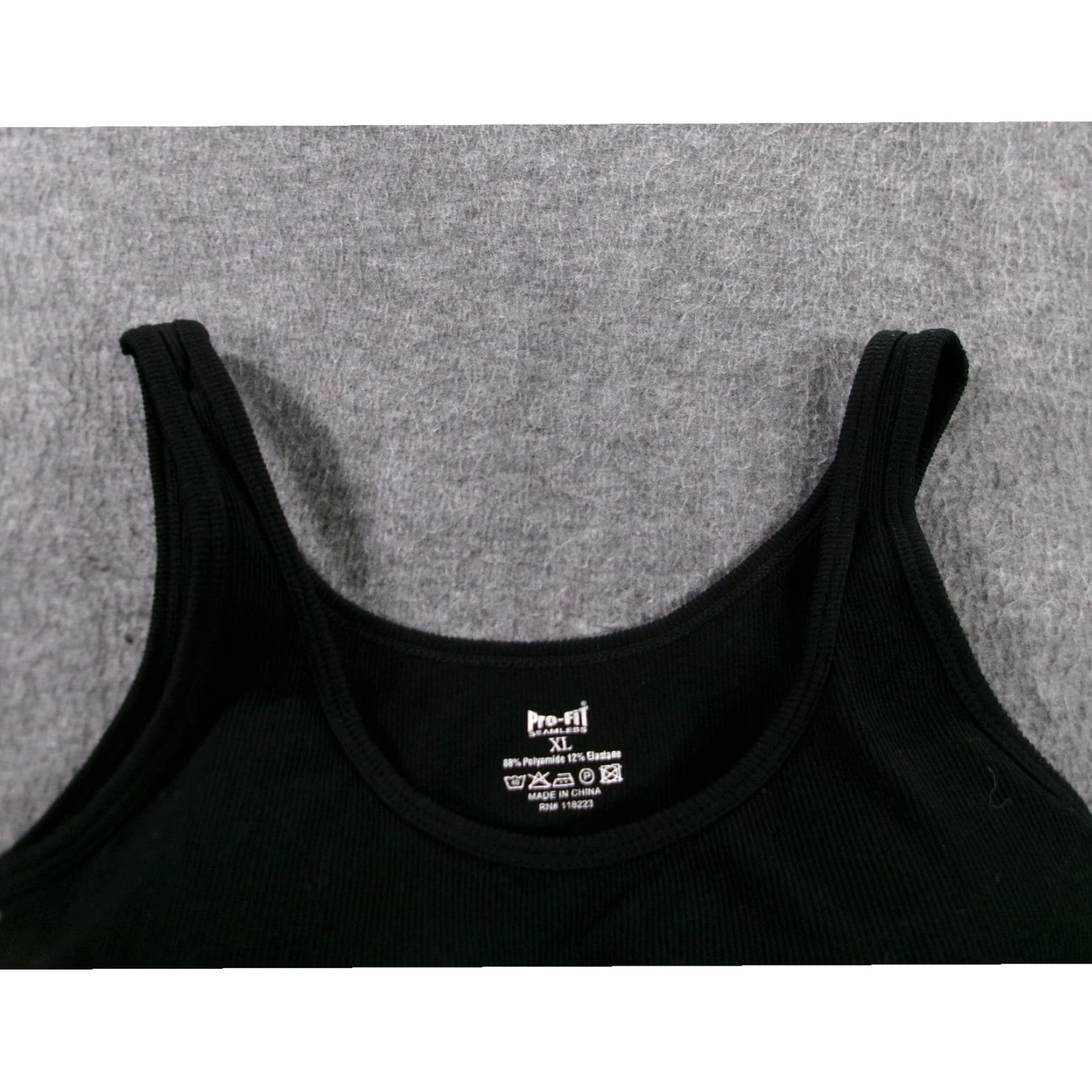 Vintage VINTAGE? No. ProFiT Tank Top Womens XL Black Cropped Sleeveless Scoop Neck Athleisure Modern Size XL / US 12-14 / IT 48-50 - 2 Thumbnail