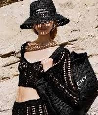 Givenchy Pre fall23 Raffia Wide Brim Hat Size ONE SIZE - 1 Thumbnail