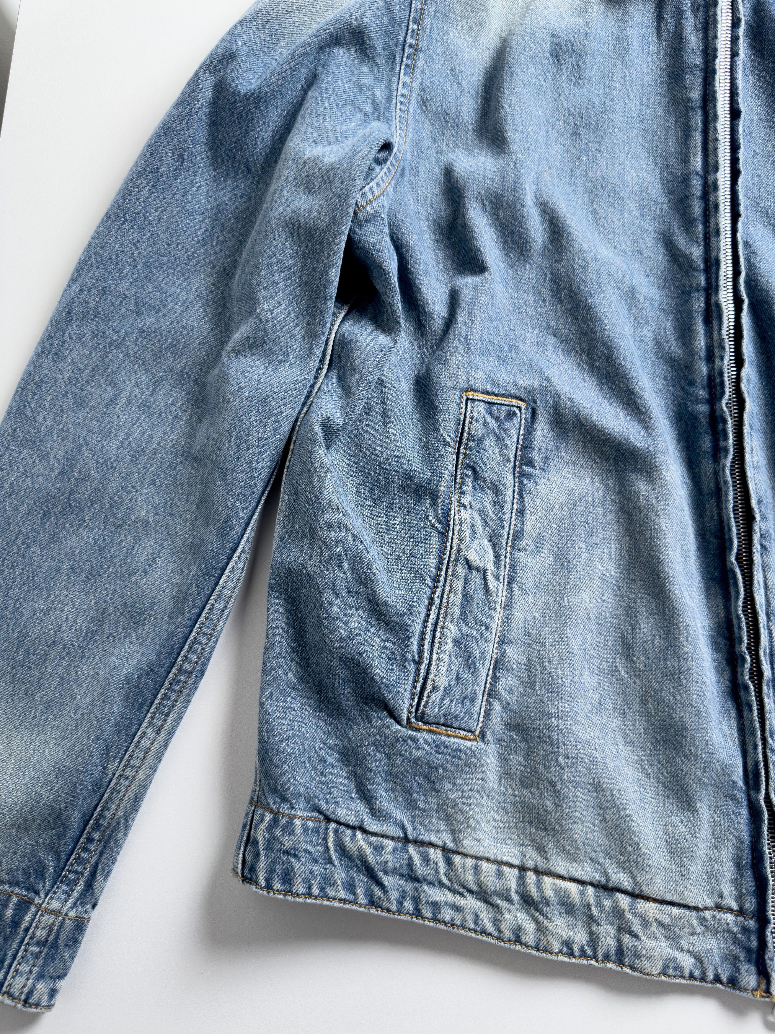 Diesel Denim blouson jacket with dirt wash Size US M / EU 48-50 / 2 - 4 Thumbnail