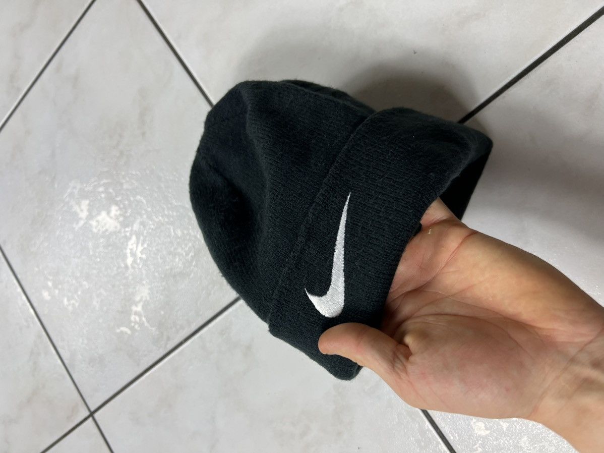 Nike Vintage Nike reversible y2k knit classic swoosh beanie hat Size ONE SIZE - 10 Thumbnail