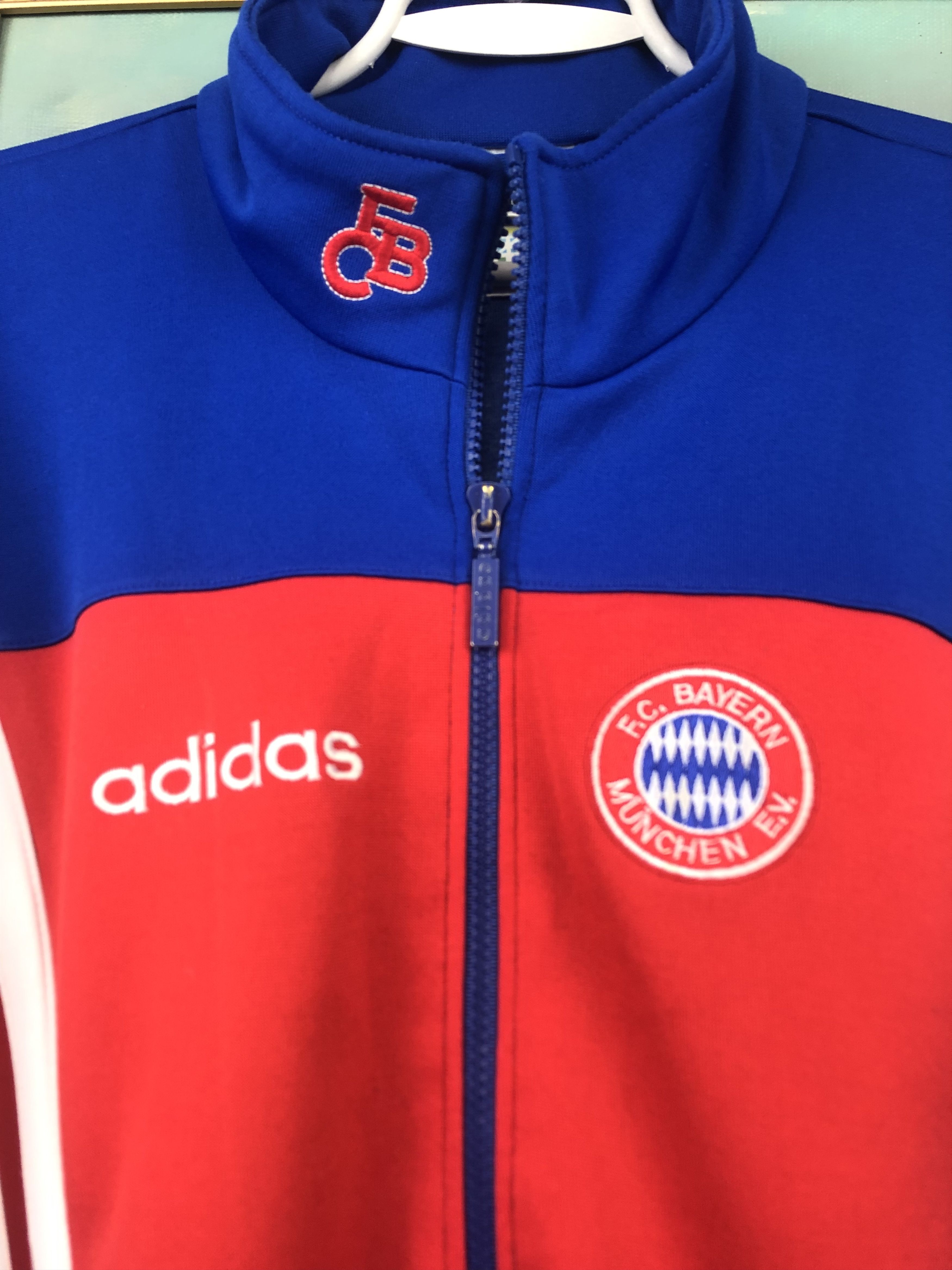 Adidas Vintage 90's Bayern Munich Football Jacket Soccer Track Top Size US M / EU 48-50 / 2 - 5 Thumbnail