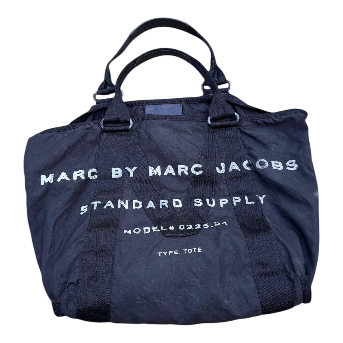 Marc Jacobs Fall 2011 Marc Jacob Tote Bag Printed Logo Black Size ONE SIZE - 1 Thumbnail