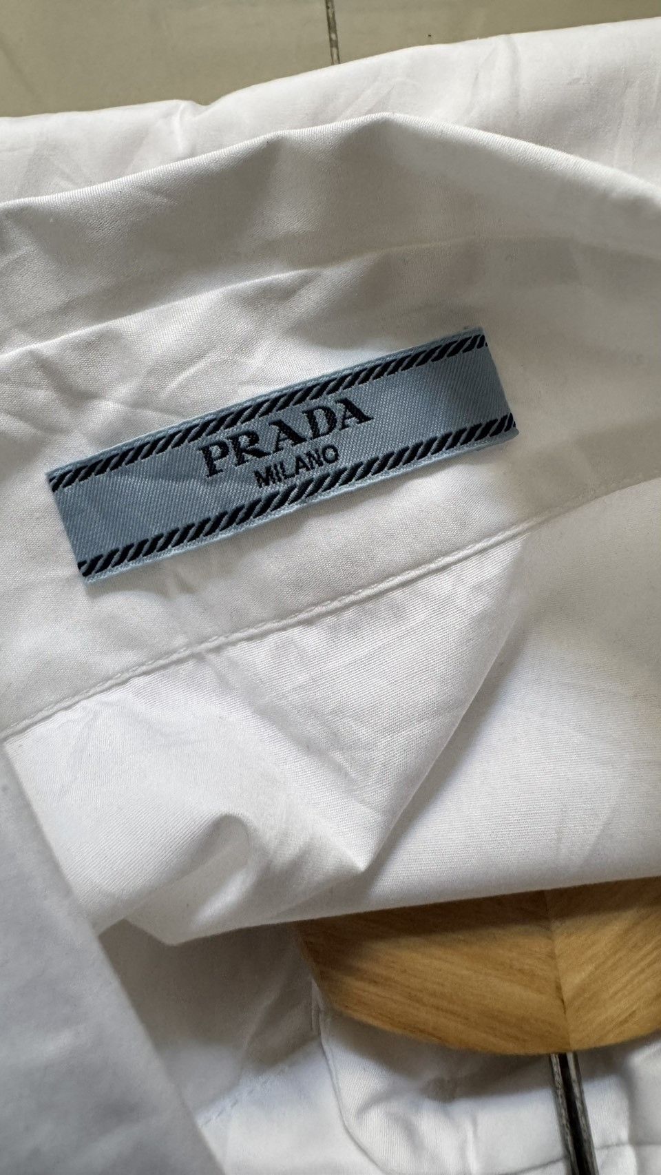 Prada Prada 2021 Logo print Poplin Shirt by Raf Simon Size US M / EU 48-50 / 2 - 2 Thumbnail