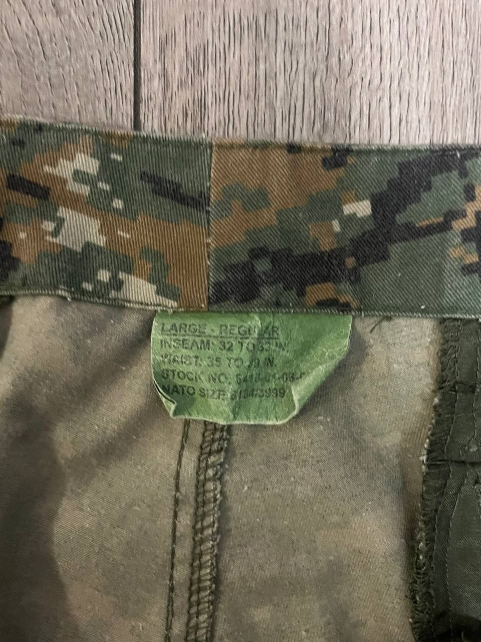 Vintage vintage military cargo pants NATO Size L Size US 35 - 4 Thumbnail
