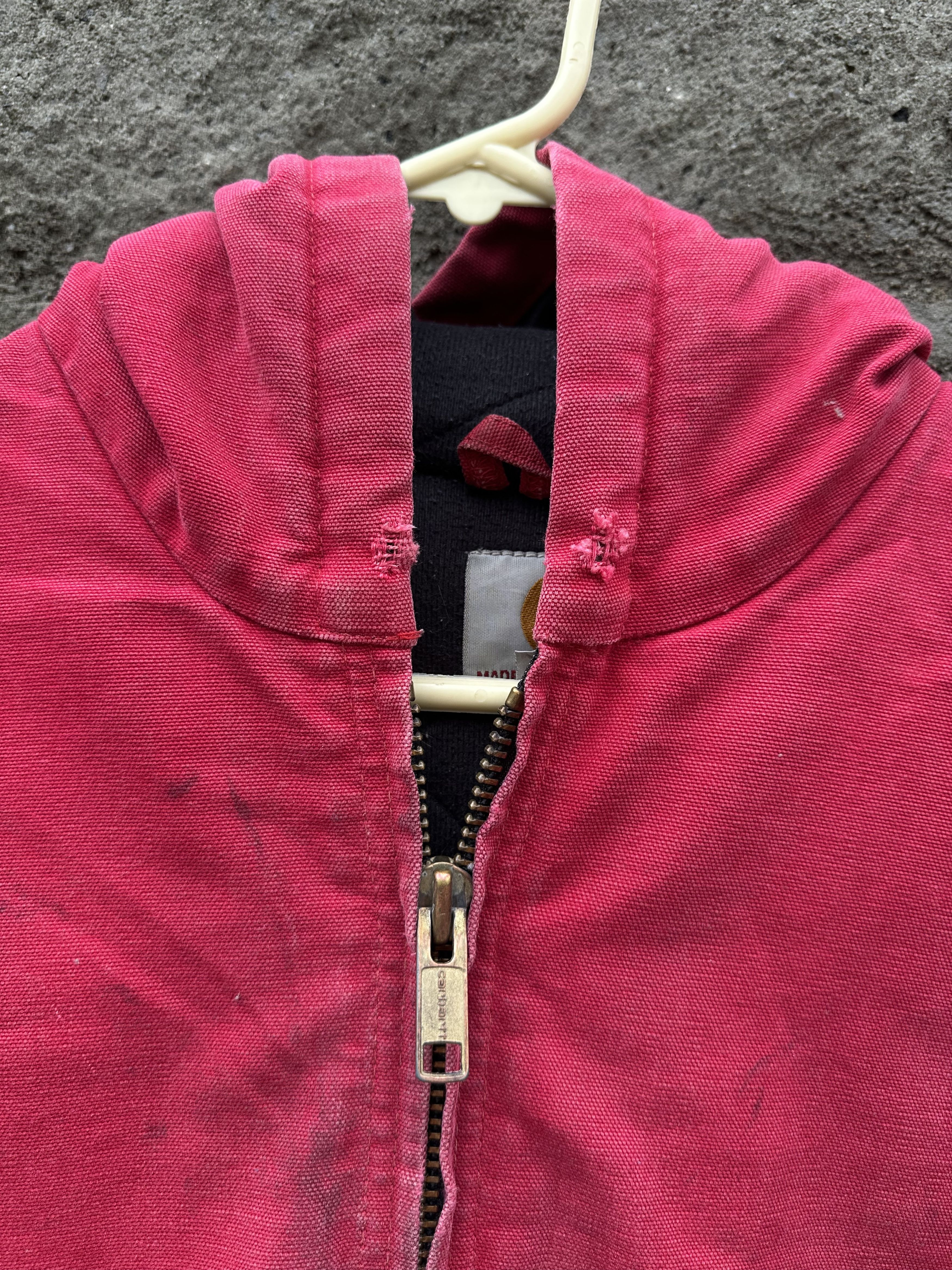 Carhartt Rare Faded Red Vintage Carhartt Active Jacket Made in USA Size US M / EU 48-50 / 2 - 2 Thumbnail