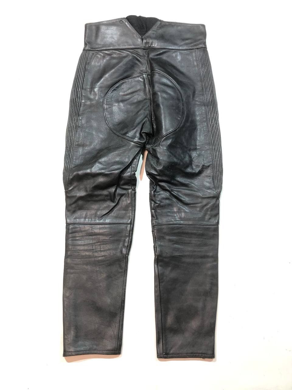 Leather ATLAS Vintage Rare Moto Biker Leather Pants Size US 31 - 7 Thumbnail