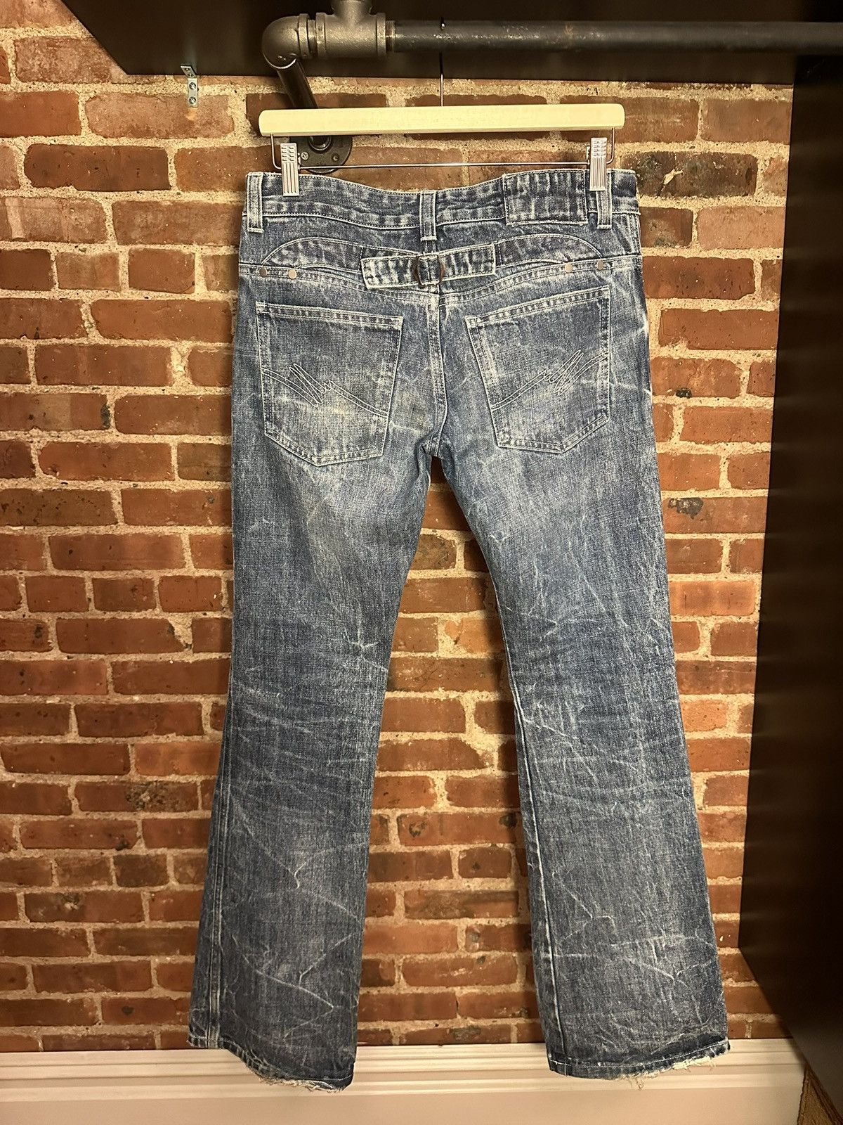 Martine Rose Marble Wash Boot Cut Jeans Size US 29 - 5 Thumbnail