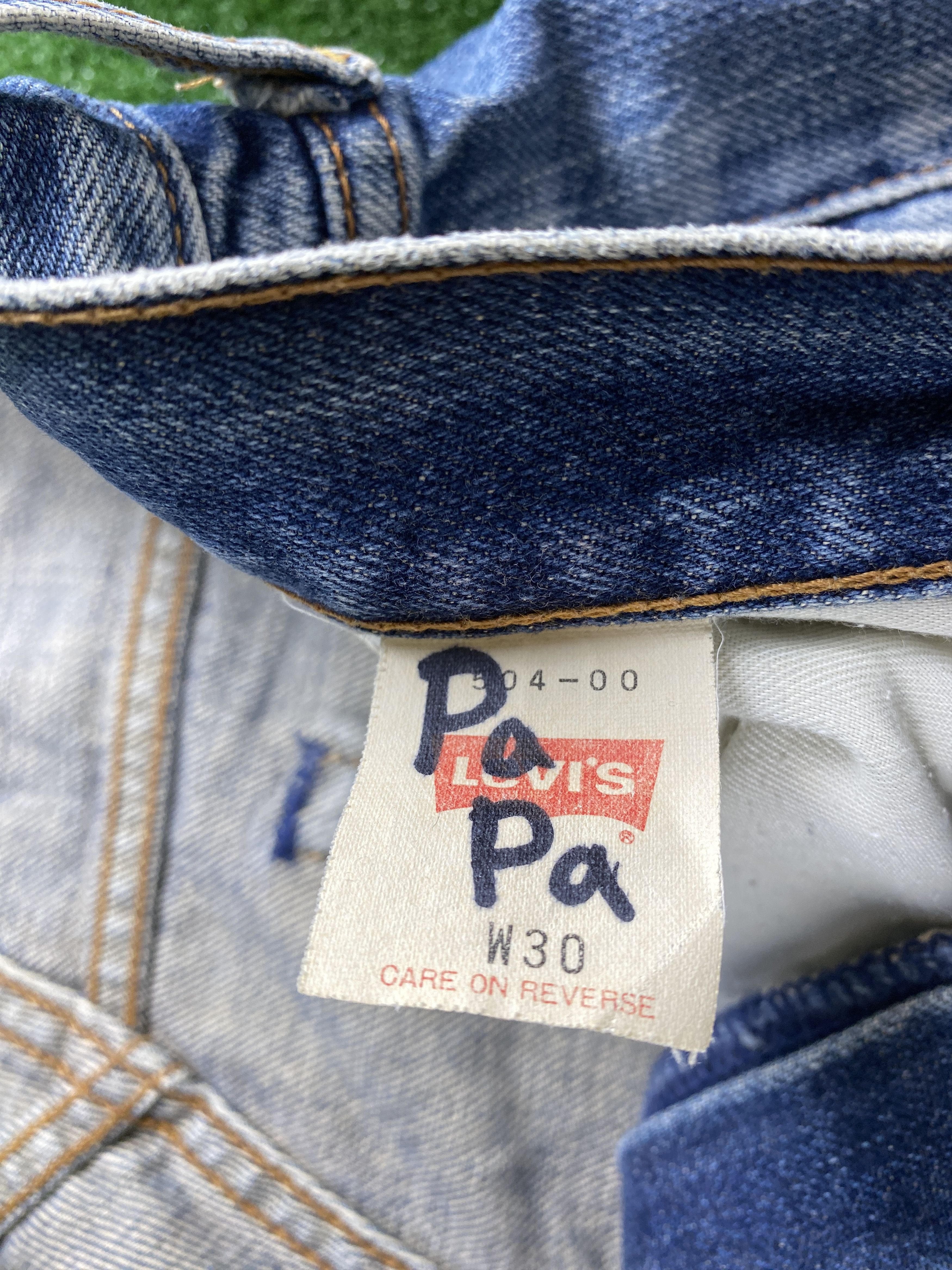 Levi's 💢 Rindem Selvedge Vintage Levi's 504 Faded Jeans CP0085 Size US 30 / EU 46 - 11 Thumbnail