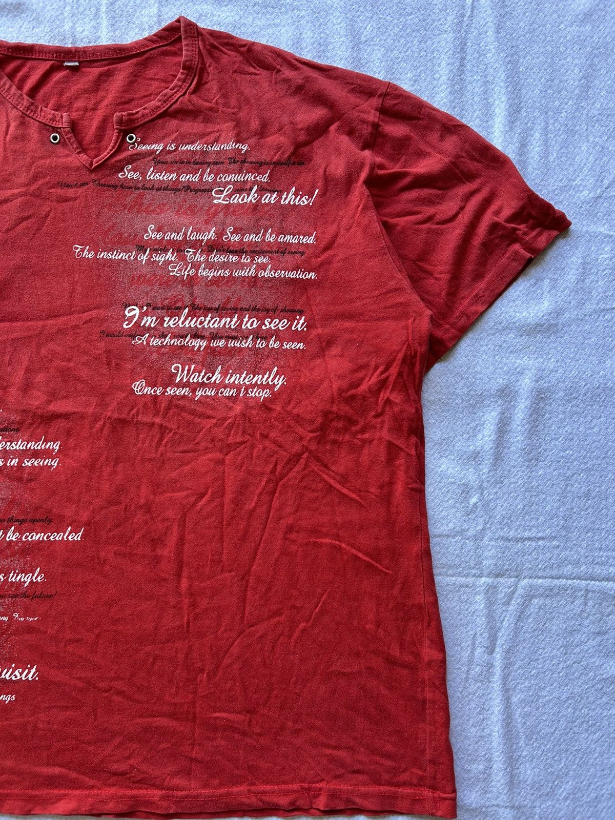 Japanese Brand Unknown Poem Gothic Saditionaries Punk Style Size US L / EU 52-54 / 3 - 3 Thumbnail