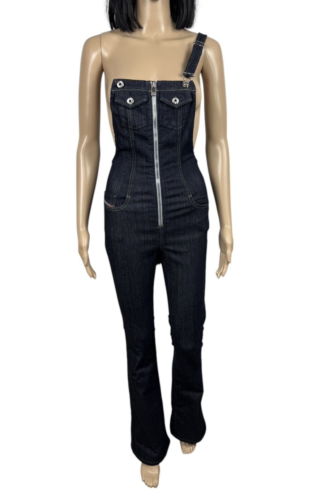 Diesel Diesel Denim Overall Jumpsuit size XXS Size 23" - 12 Thumbnail