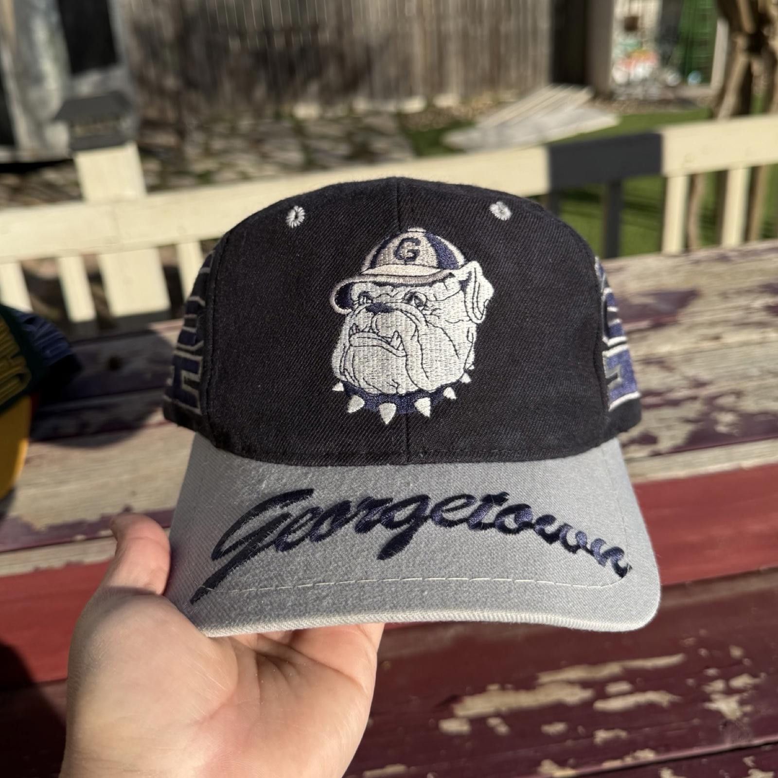Designer 90s Georgetown University Hat Size ONE SIZE - 1 Thumbnail