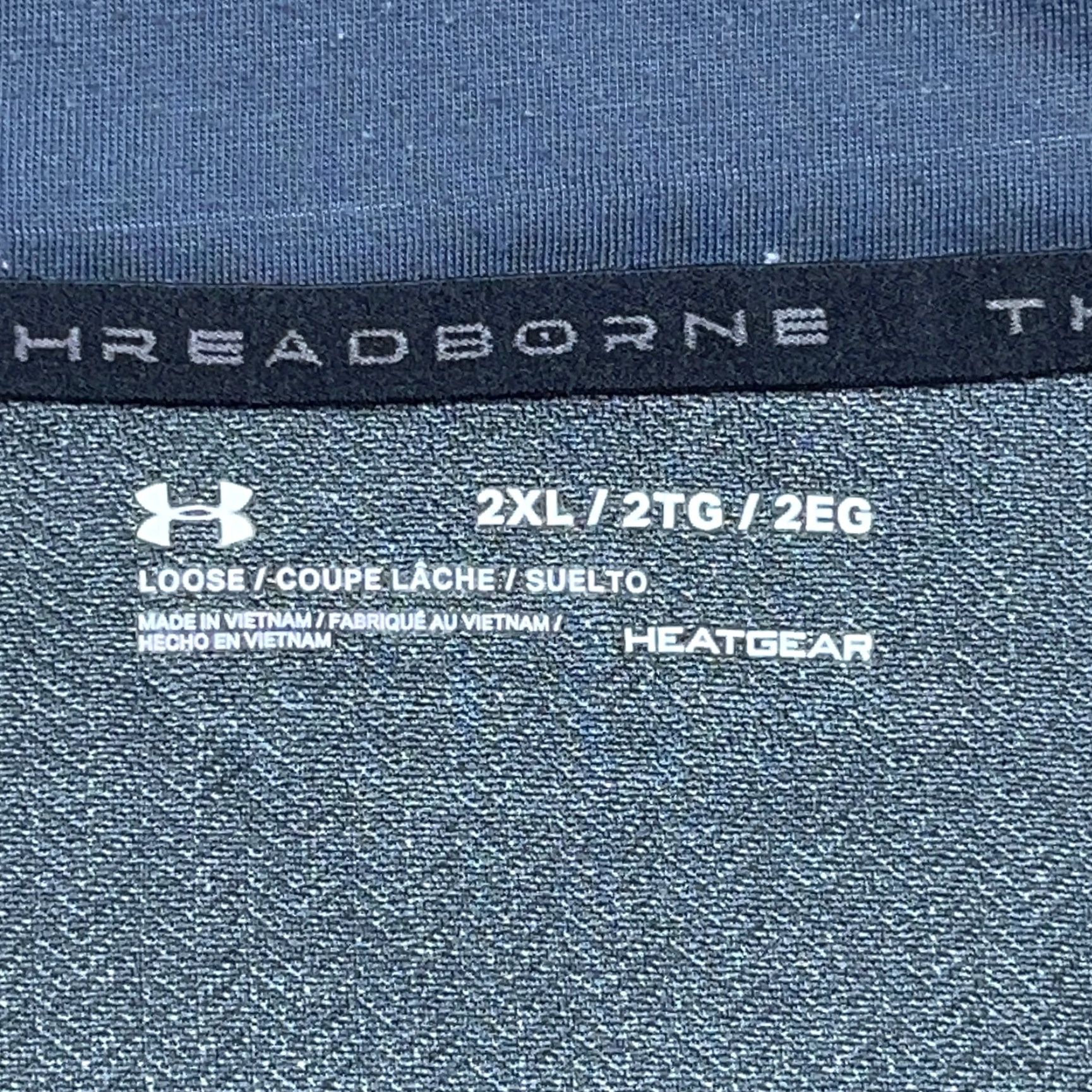 Under Armour Under Armour Shirt Men 2XL Gray Pullover 1/4 Zip HeatGear Jersey Moisture Wicking Lightweight Mock Neck Long Sleeve Casual Activewear Size US XXL / EU 58 / 5 - 3 Thumbnail