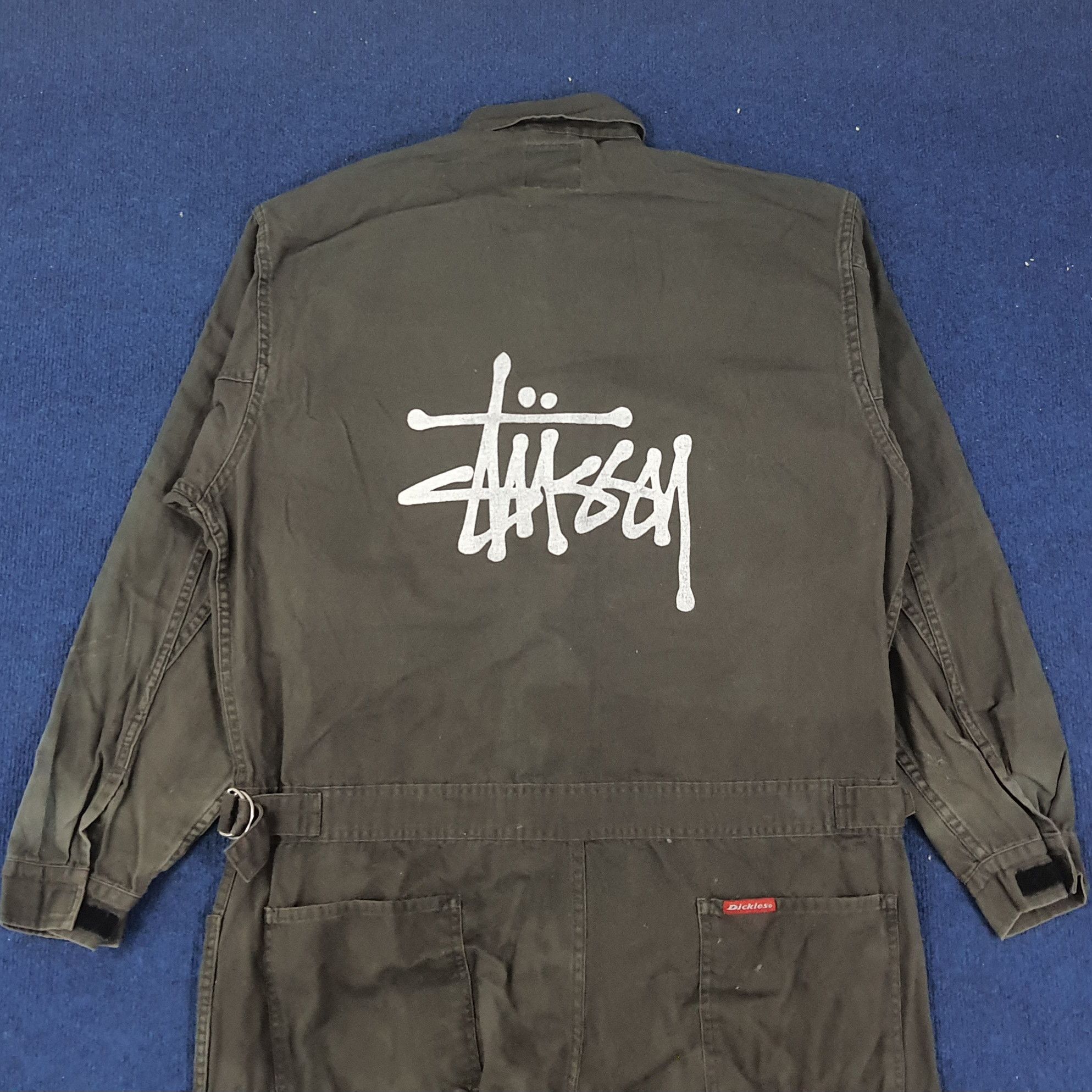 Stussy × Vintage Vintage Dickies x Custom Stussy Logo Coverall C220N15 Size US L / EU 52-54 / 3 - 1 Thumbnail