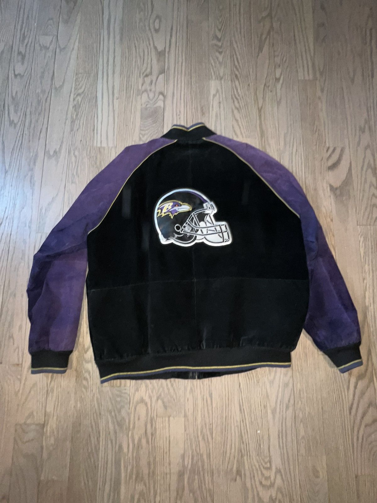 NFL NFL Baltimore Ravens Suede Leather varsity Jacket Size US XXL / EU 58 / 5 - 3 Thumbnail