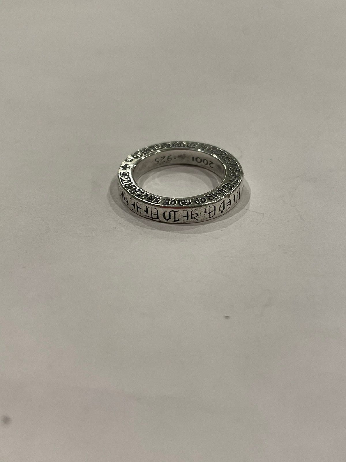 Chrome Hearts RARE Chrome Hearts FUCK YOU Spacer Ring 3mm Size 4.5 Silver Size ONE SIZE - 1 Preview