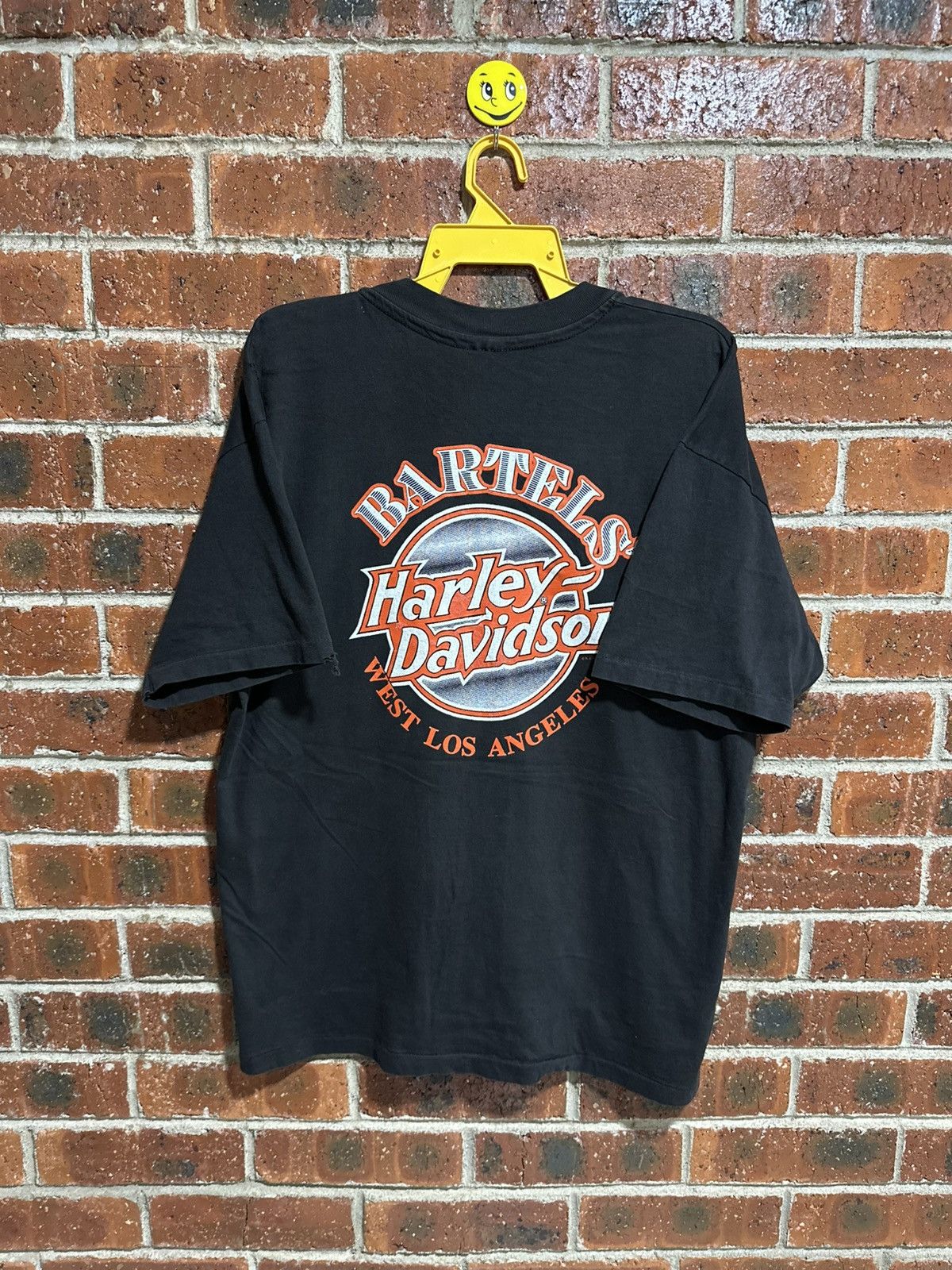 Harley Davidson Thrashed Vintage 90s Harley Davidson R.K Stratman Distress T Size US XL / EU 56 / 4 - 3 Thumbnail