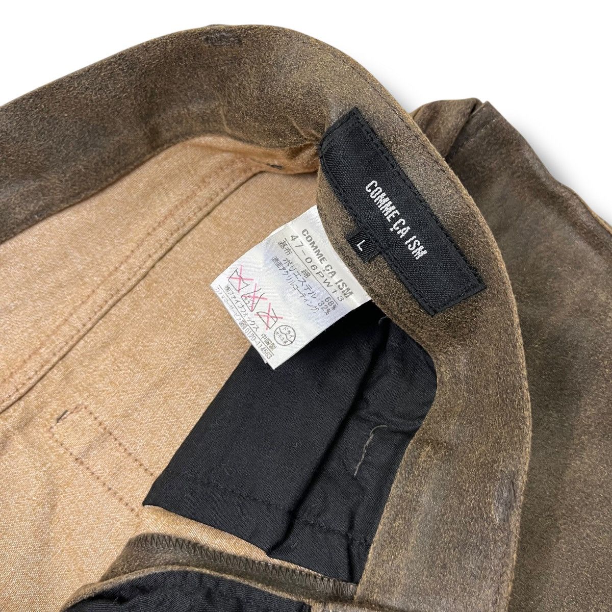 Kapital Comme Ca Ism Olive Brown Suede Pants | Size L Size US 31 - 4 Thumbnail