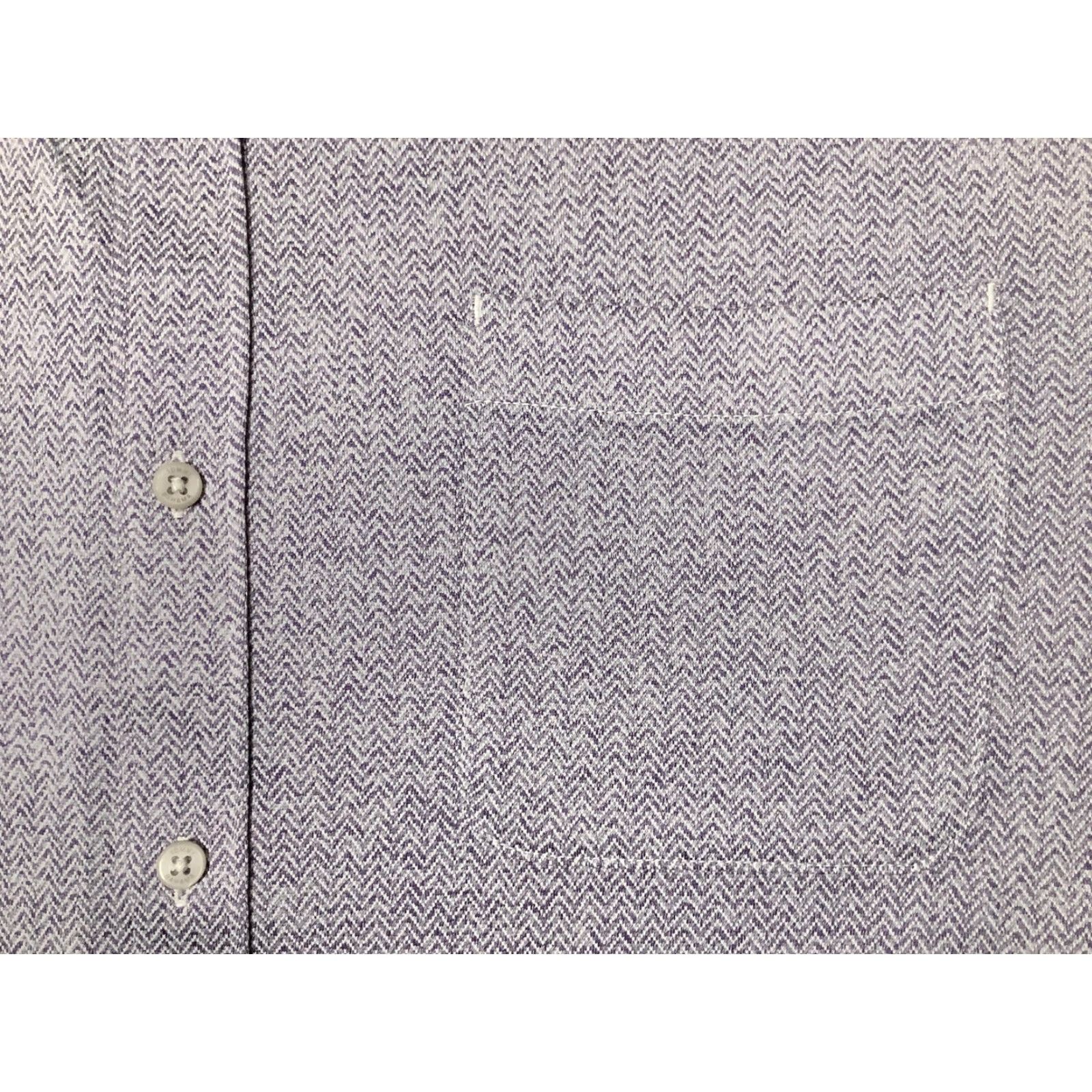 Tommy Bahama Tommy Bahama Shirt Mens XL Purple Herringbone Long Sleeve Stretch Button Up Size US XL / EU 56 / 4 - 5 Thumbnail
