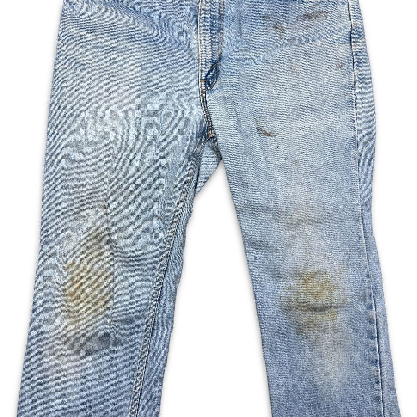 Levi's × Vintage Vintage Levi's 619 Jeans 32x29 Wide Baggy 90s Denim Pants Size US 32 / EU 48 - 2 Thumbnail