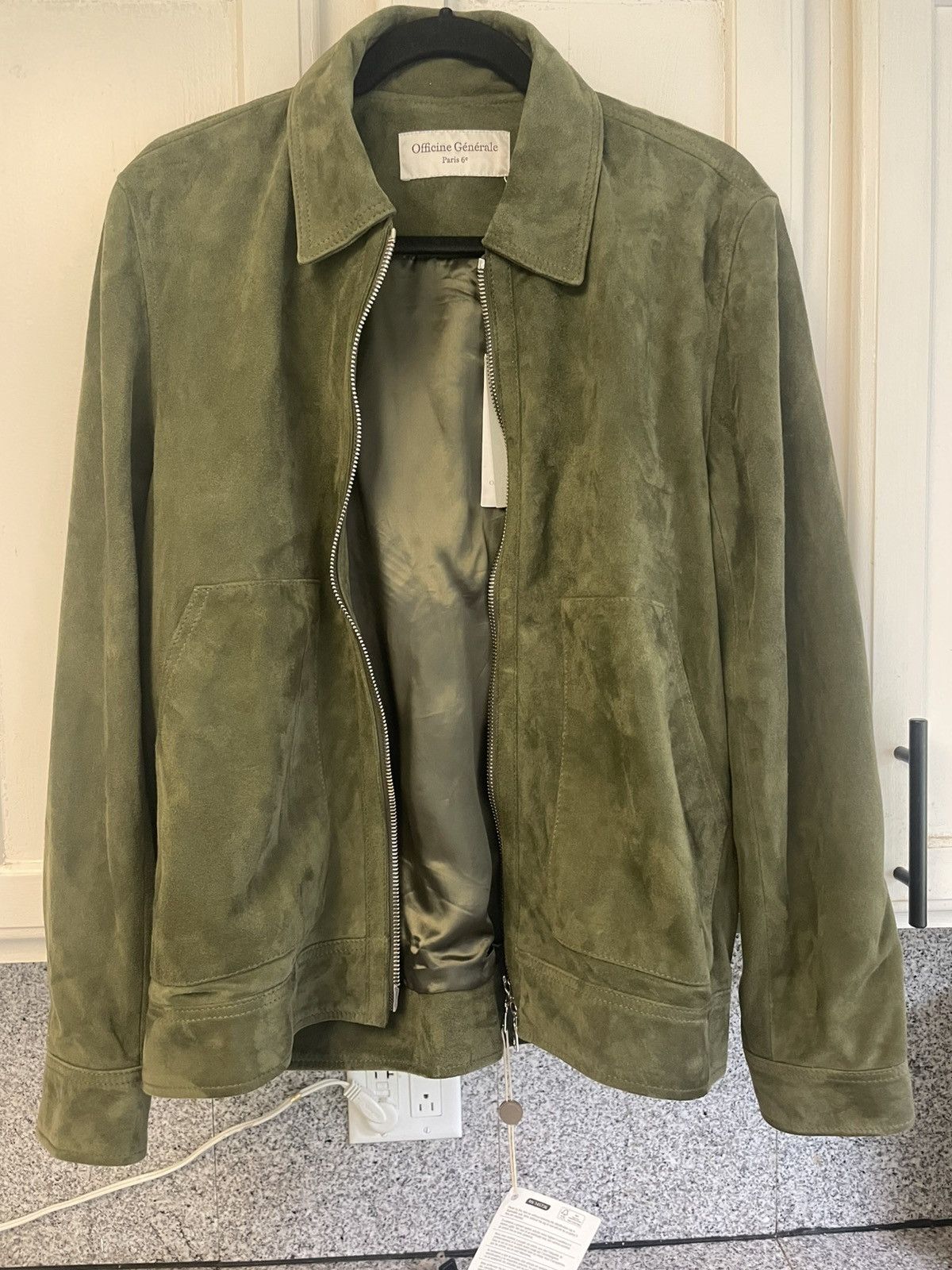 Officine Generale Suede Jacket Size US S / EU 44-46 / 1 - 3 Thumbnail