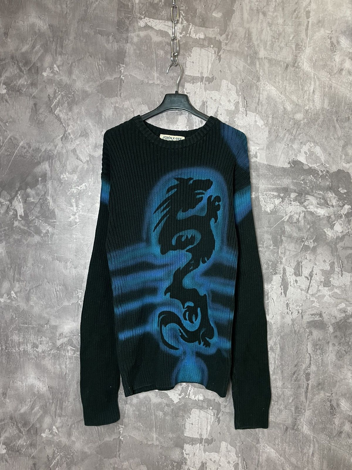 Japanese Brand × Vintage Vintage Japanese Archival Big Knit Sweater Y2K M Size US M / EU 48-50 / 2 - 1 Thumbnail