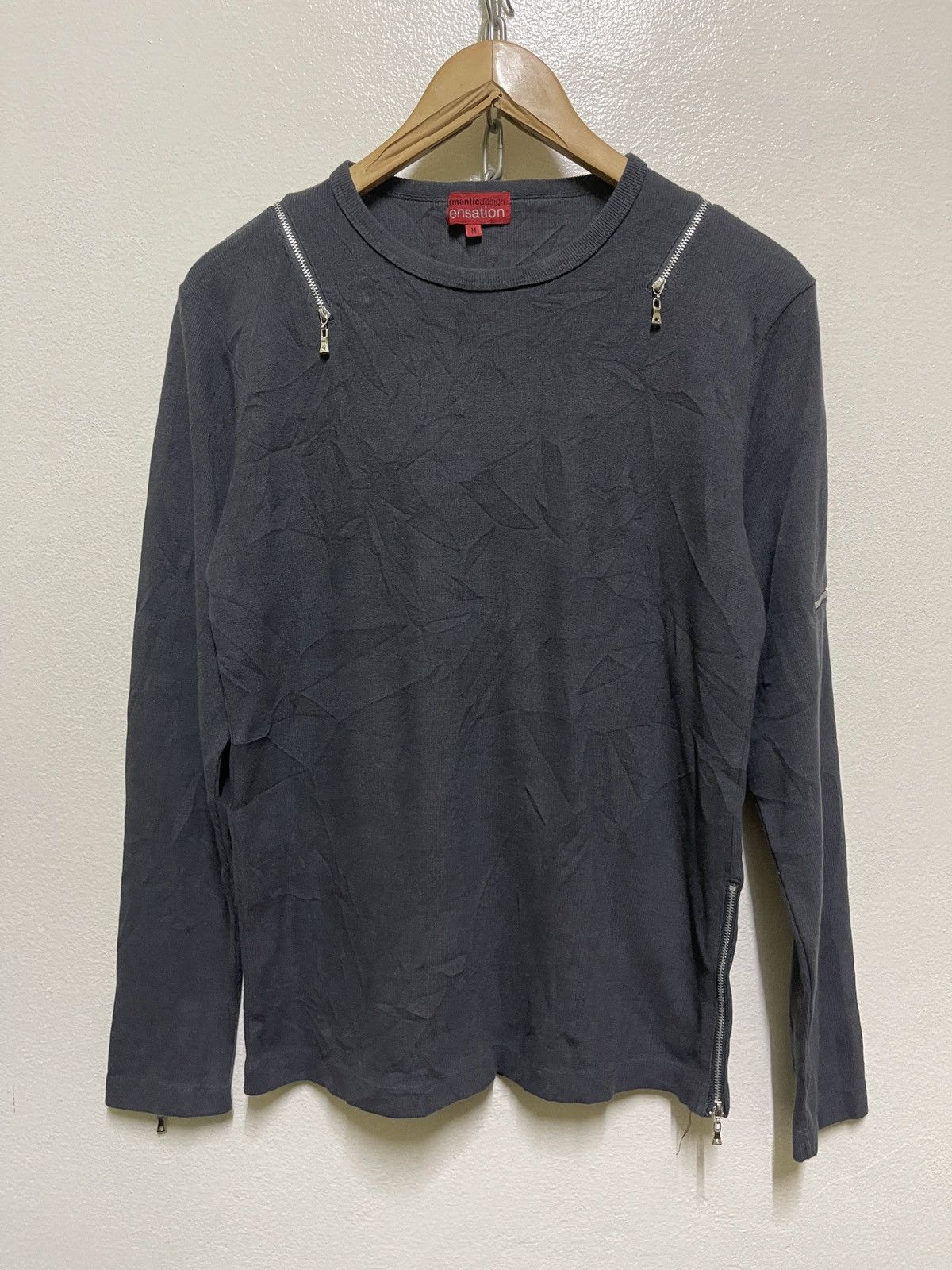 Japanese Brand Semantic Design Sensation Zipper Long Sleeve Size US M / EU 48-50 / 2 - 1 Thumbnail