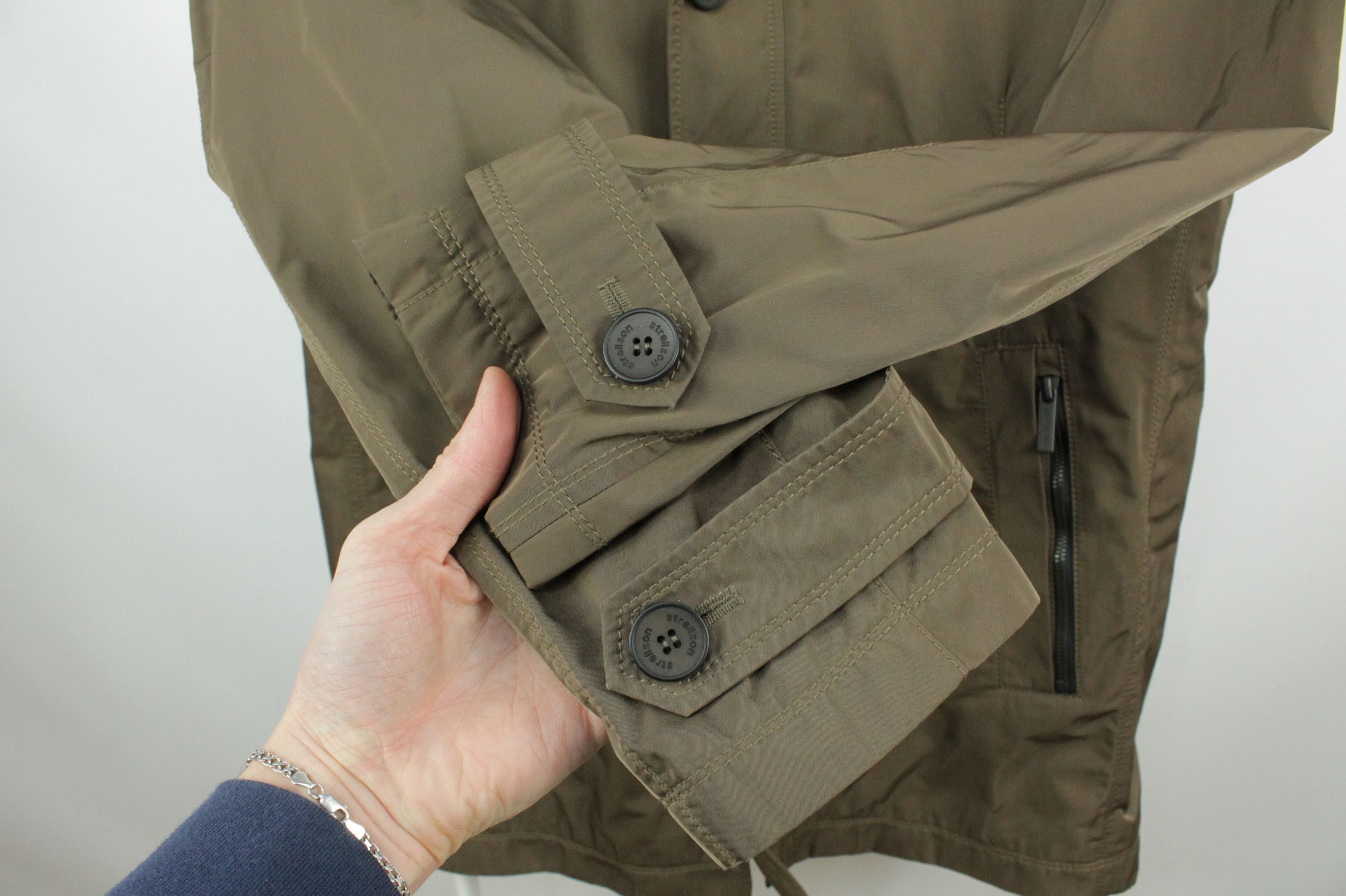 Strellson Strellson Overo Khaki Technical Trench Coat Jacket Men's Size US M / EU 48-50 / 2 - 5 Thumbnail