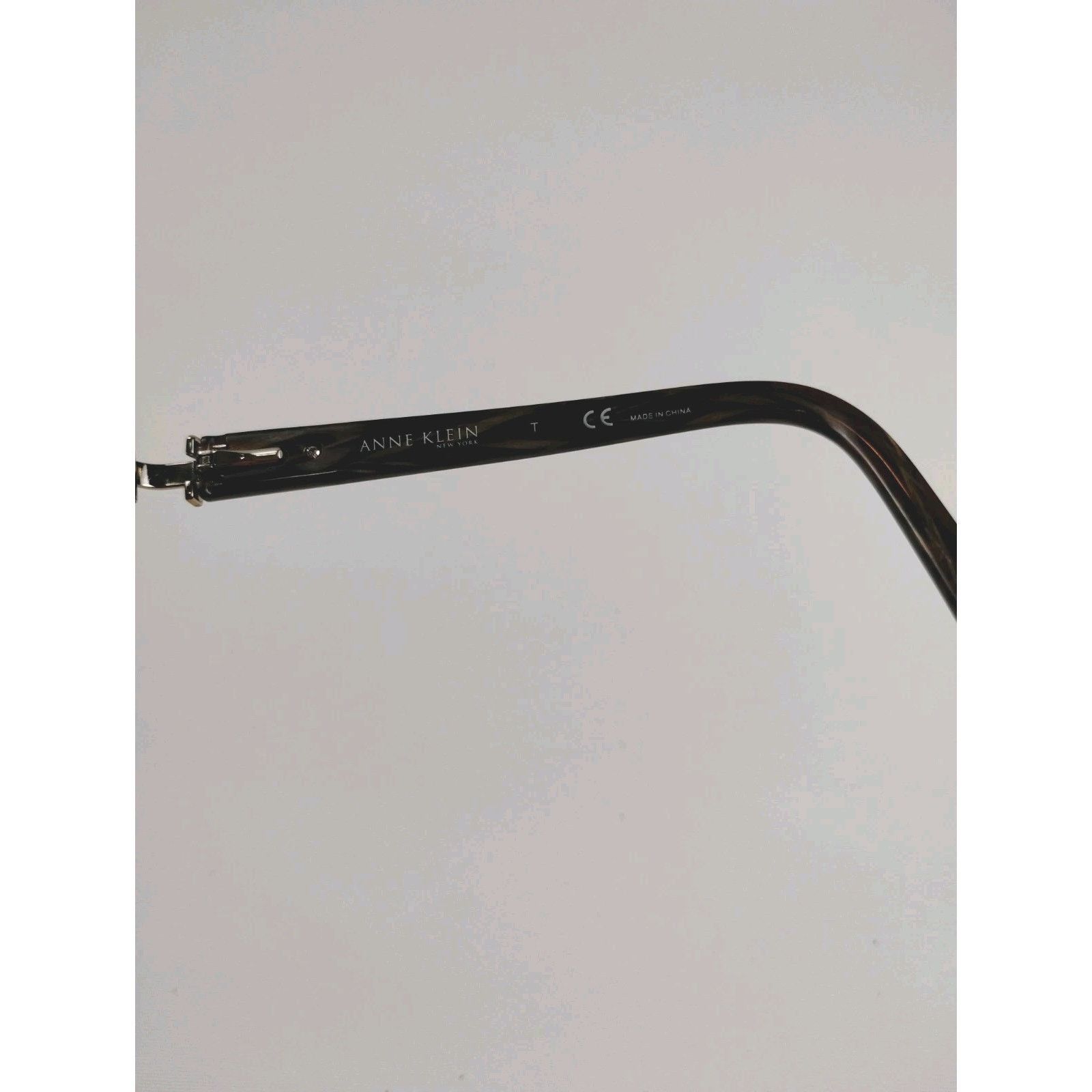 Anne Klein Anne Klein Eyeglass Frame AK9109 533 50-17-135 Brown Half Rm Size ONE SIZE - 5 Thumbnail