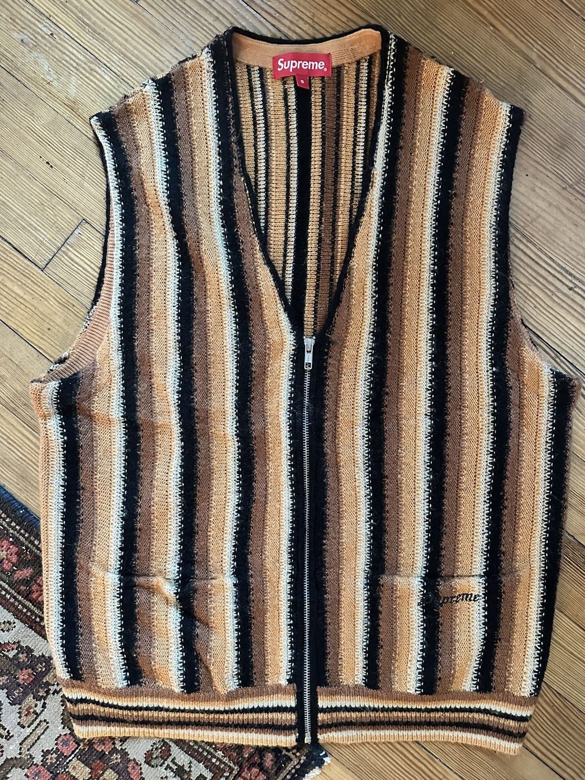トップス supreme 21ss strip sweater vest (L)size Spring/Summer 2021 Preview – Supreme
