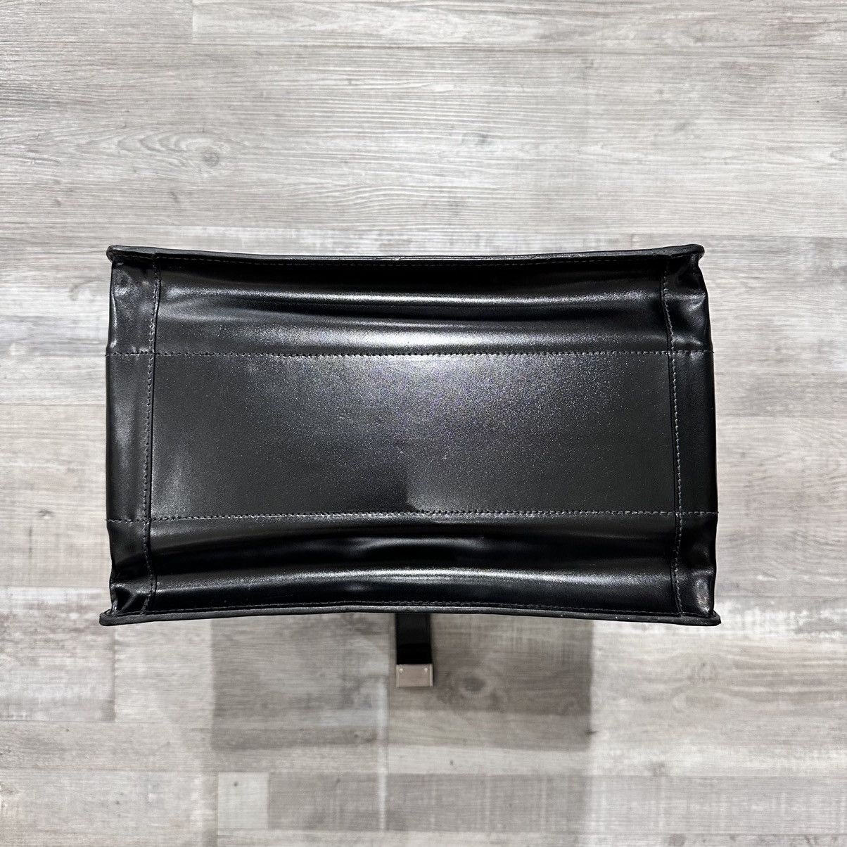 Dsquared2 RARE DSQUARED2 BLACK SMOOTH LEATHER DOCTOR/SATCHEL BAG Size ONE SIZE - 5 Thumbnail