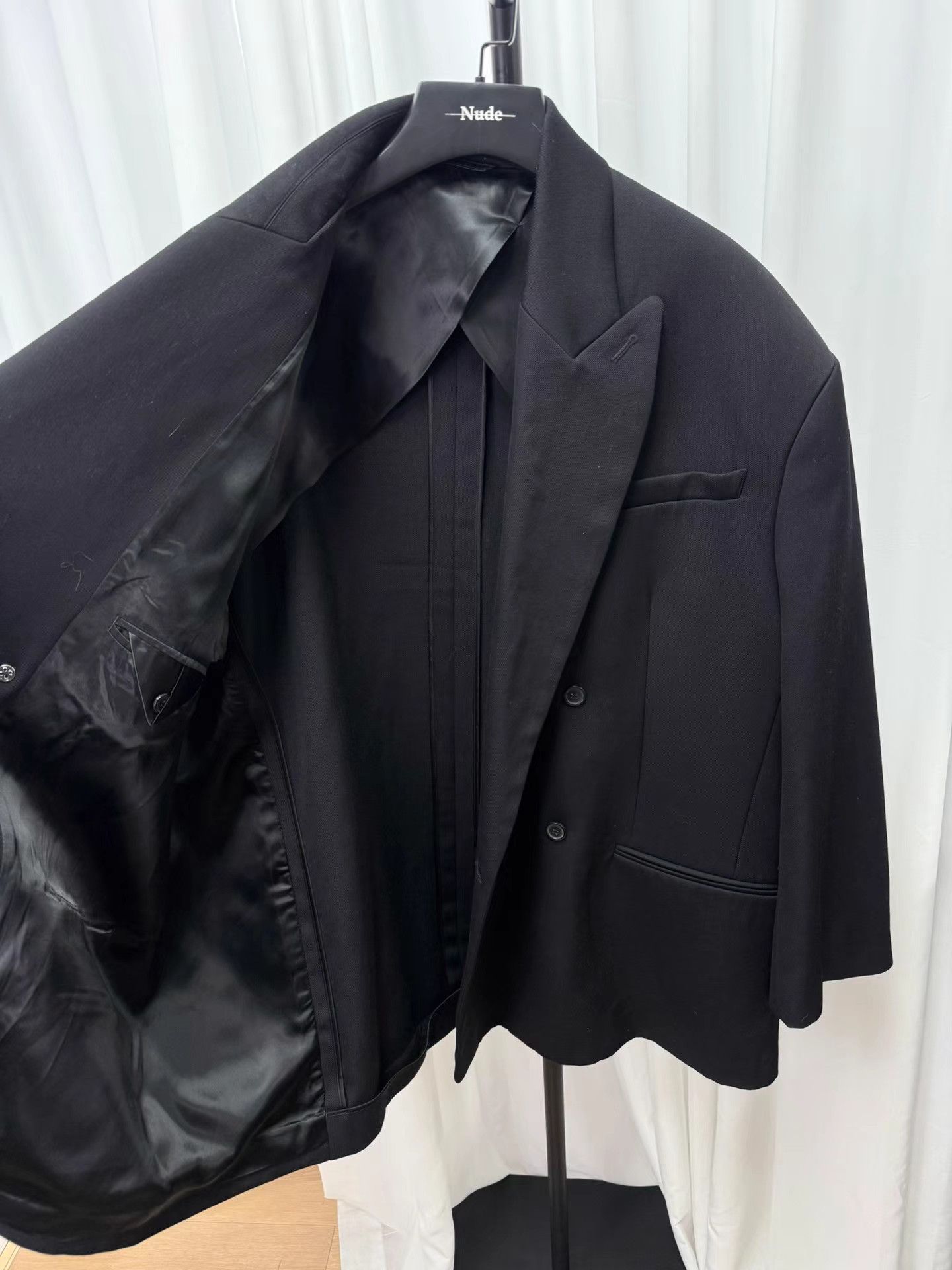 Hed Mayner HED MAYNER Wool Oversized Shoulder Pad Blazer K20 Size US S / EU 44-46 / 1 - 7 Thumbnail