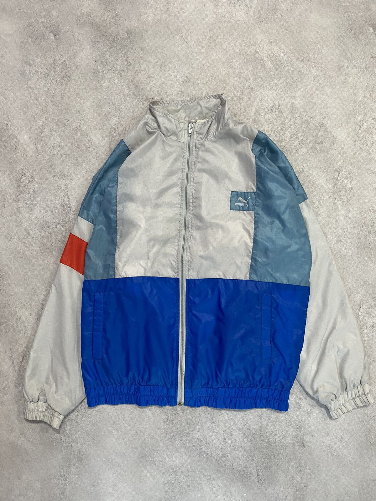 Puma × Vintage 💙 Vintage 90s track suit Puma Jacket + Pants oversized Size US 36 / EU 52 - 4 Thumbnail