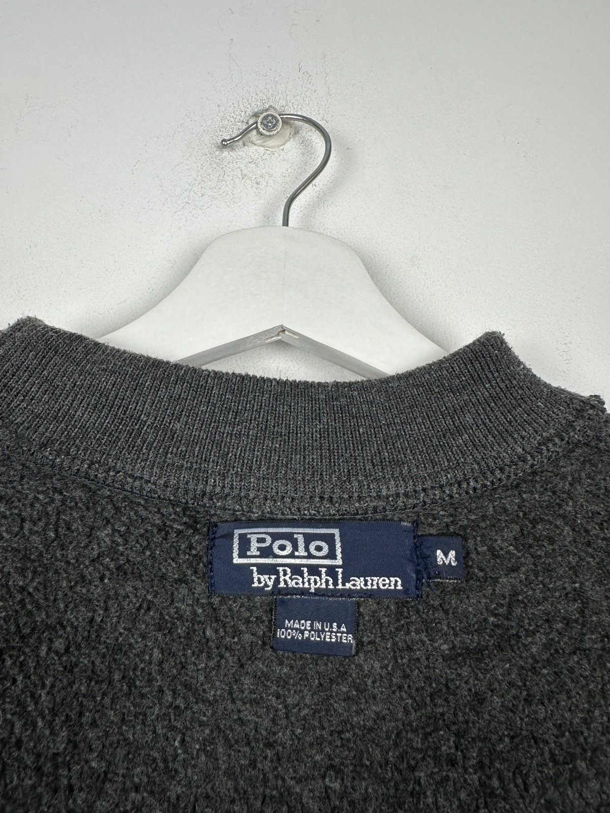 Polo Ralph Lauren 90s Polo Ralph Lauren Teddy Fleece Polar Sweatshirt Crewneck Size US M / EU 48-50 / 2 - 5 Thumbnail