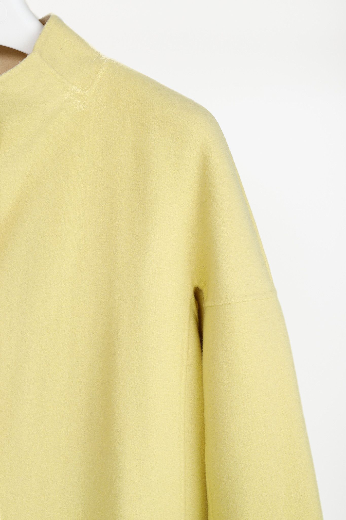 Max Mara Max Mara Weekend Reversible Beige & Yellow Wool-Blend Coat Size XL / US 12-14 / IT 48-50 - 13 Thumbnail