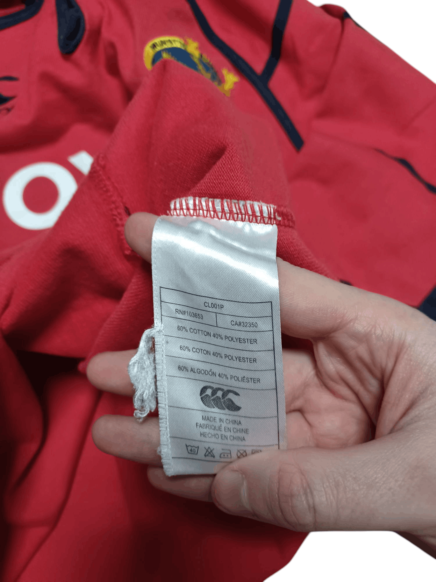 Canterbury of New Zealand MUNSTER RUGBY TOYOTA CANTERBURRY RUGBY SHIRT JERSEY Size US S / EU 44-46 / 1 - 5 Thumbnail