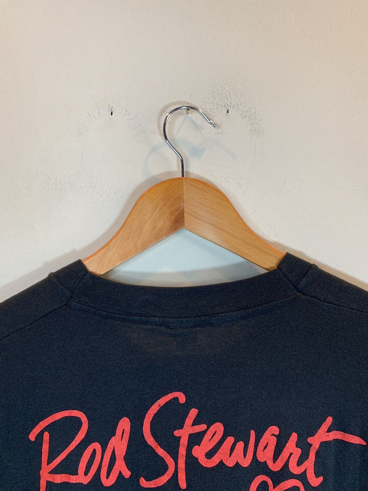 Band Tees × Vintage *RARE* Vintage 1991 Rod Stewart Vagabond Heart Tour T-Shirt Size US XL / EU 56 / 4 - 8 Thumbnail