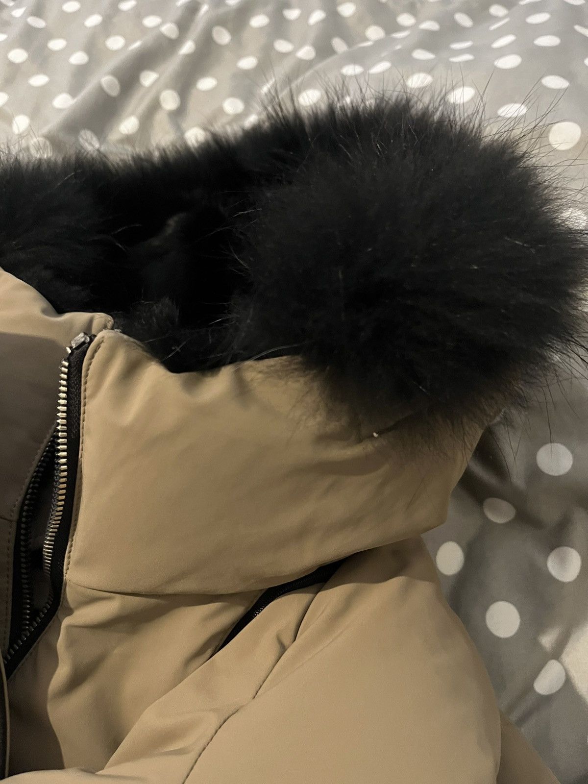RUDSAK 800+ Fill Down Parka w/ Raccoon Fur Trim – Size S