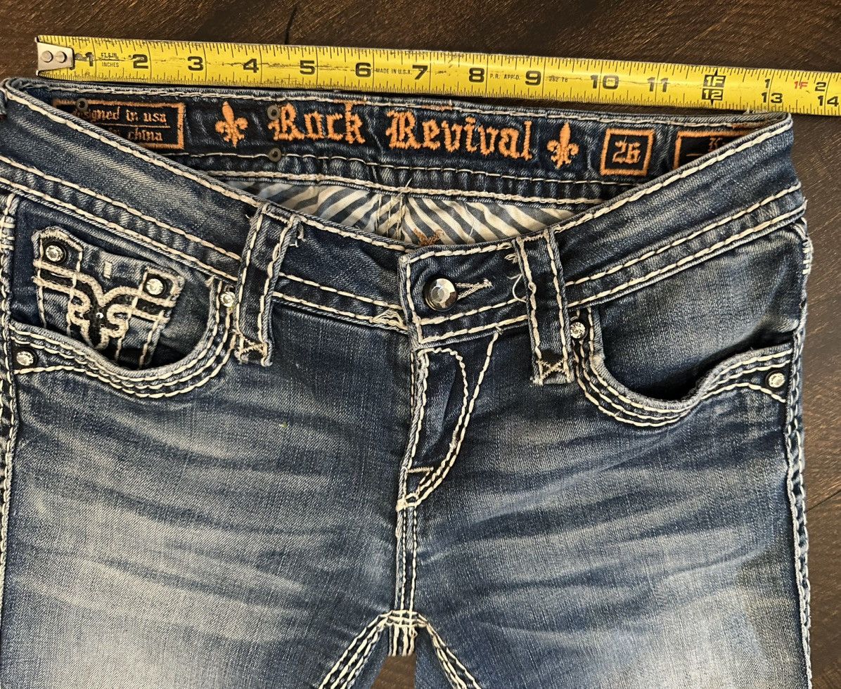 Rock Revival Rock Revival Women’s Kai Straight Leg Jeans-Size 26x32 Size 26" / US 2 / IT 38 - 3 Thumbnail