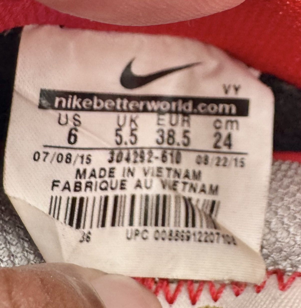 Nike × Vintage 2015 Nike Dunk SB Low Nasty Boys size 6 Size US 6 / EU 39 - 17 Thumbnail