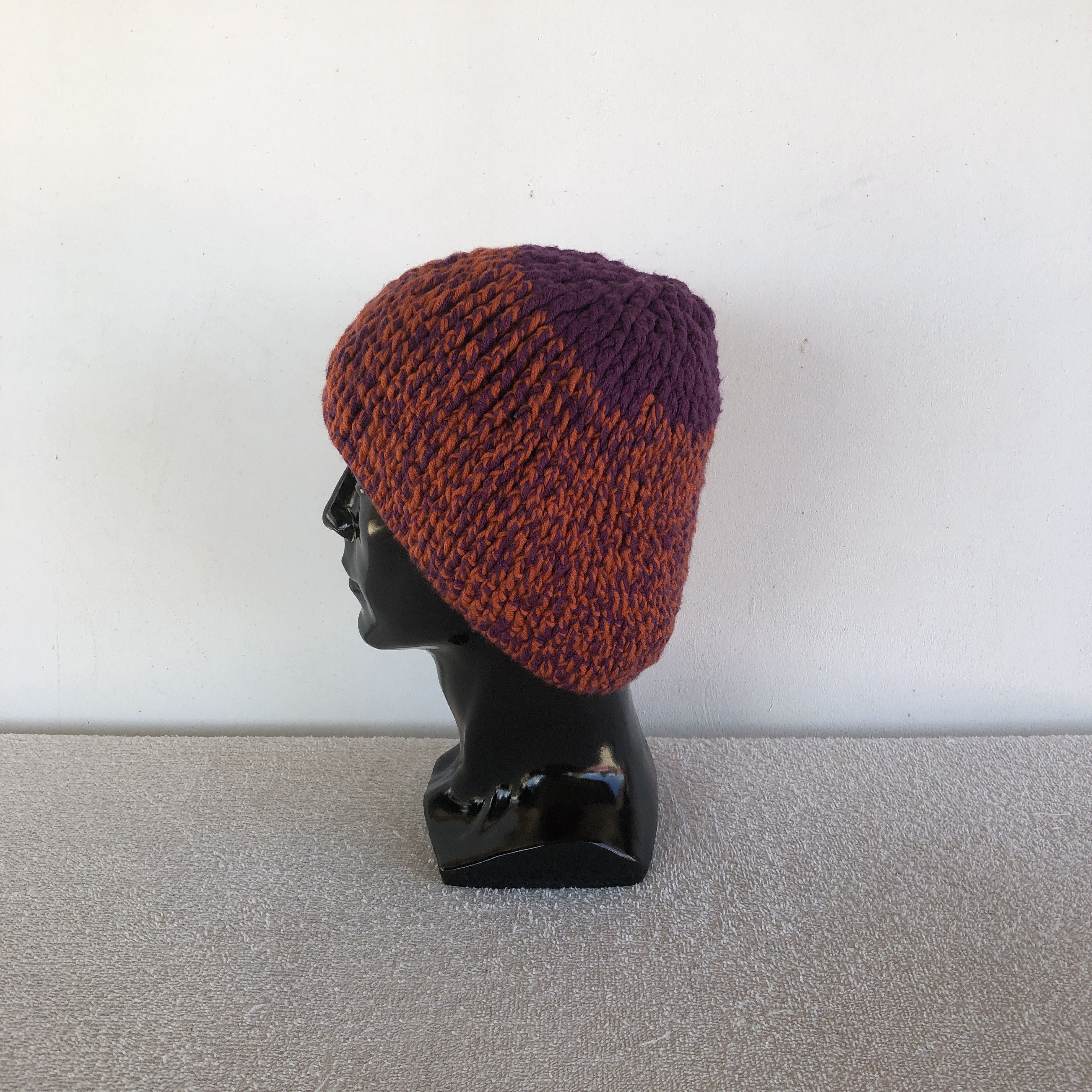 Japanese Brand Vintage Japanese Knitted Raggae Beanie Hippie Hats Size ONE SIZE - 4 Thumbnail