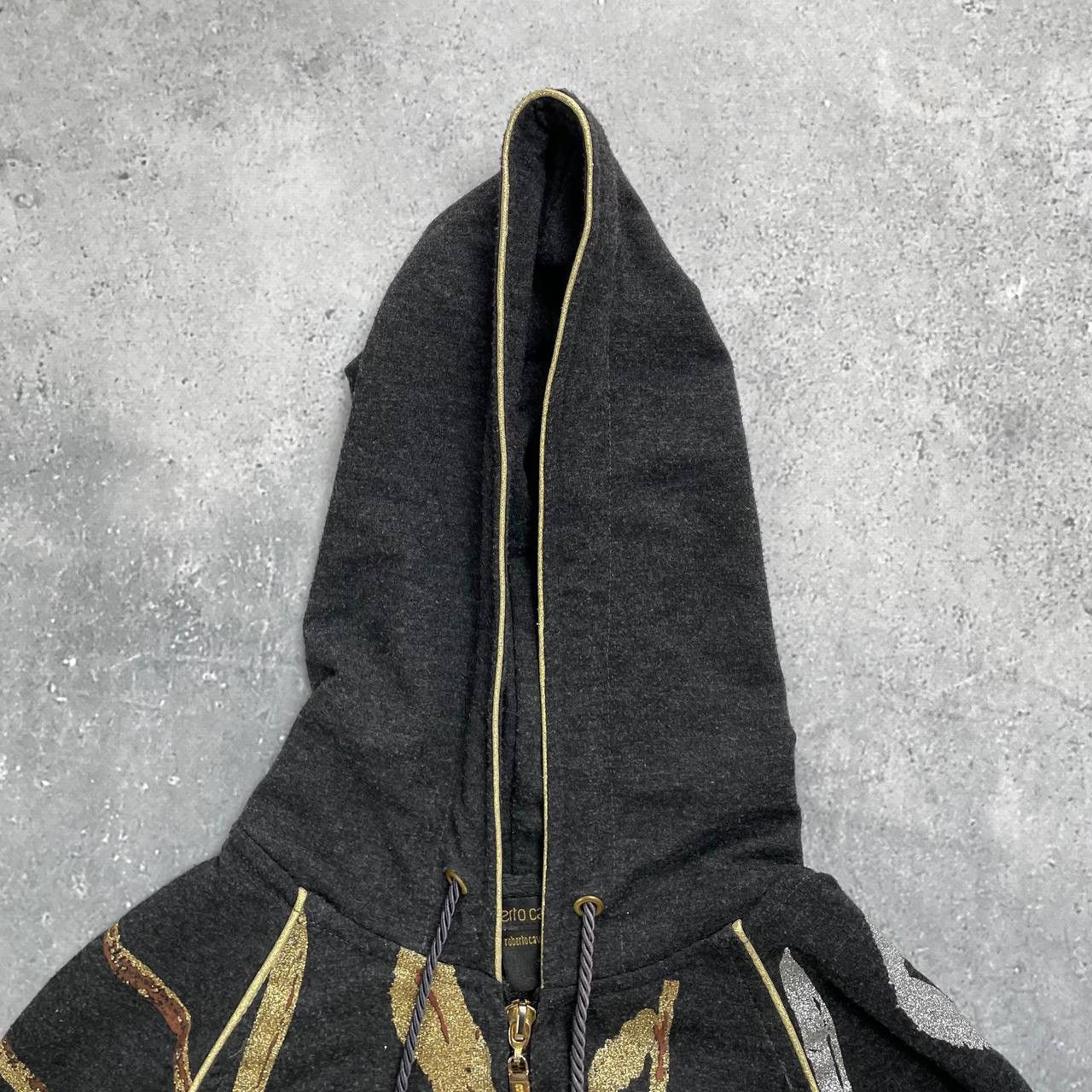 Just Cavalli Roberto Cavalli Full Zip-Up Hoodie Women’s Gray Size S/M Size S / US 4 / IT 40 - 6 Thumbnail