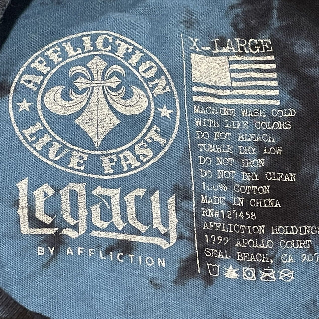 Affliction × Ed Hardy × Tapout Rare Affliction Wings Cross Tee Y2K Style Size US XL / EU 56 / 4 - 7 Thumbnail