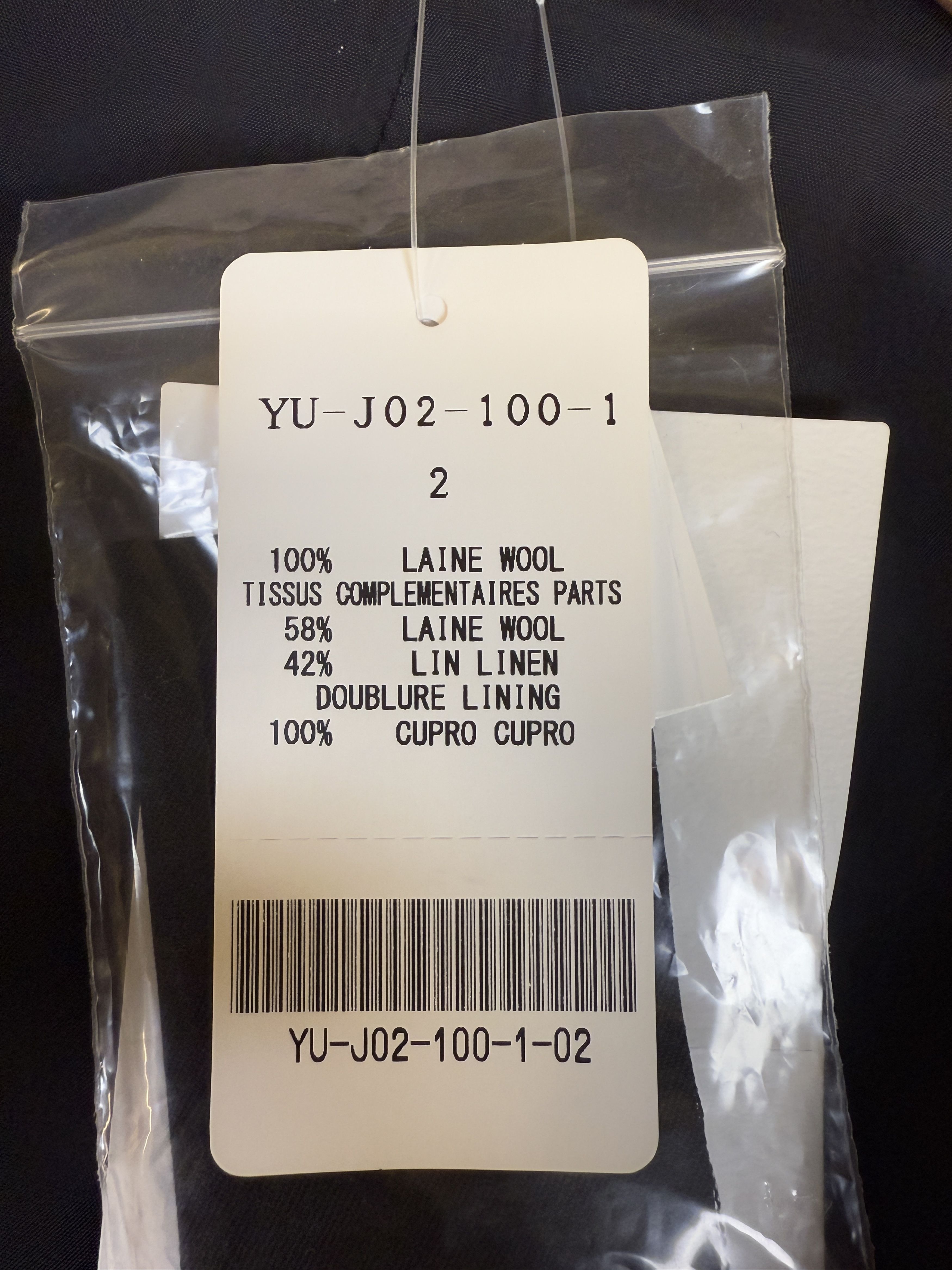 Yohji Yamamoto $1165 NWT Yohji Yamamoto Y's Gabardine Asymmetric Jacket Size US M / EU 48-50 / 2 - 23 Thumbnail