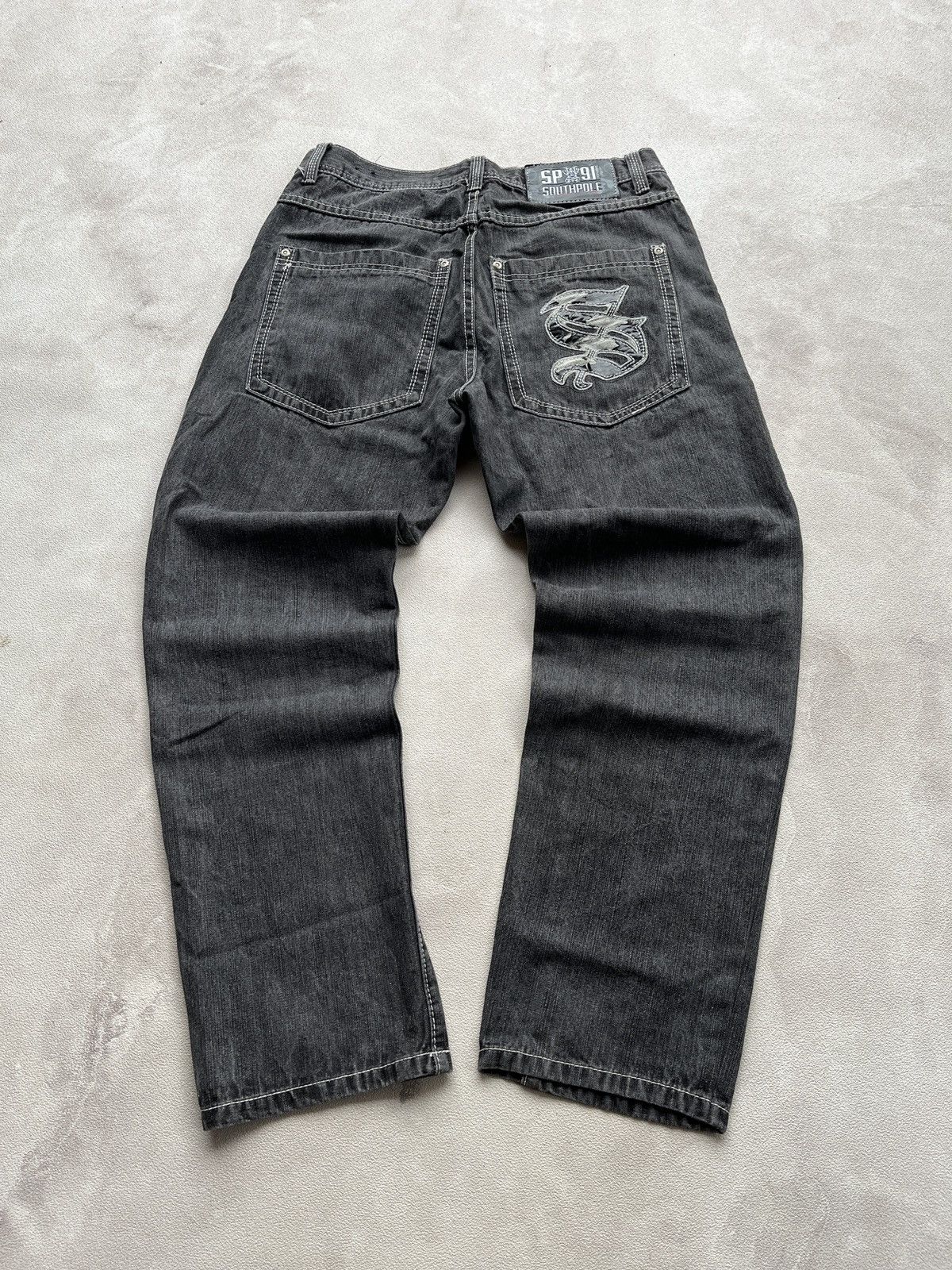 SouthPole Jeans Baggy Black Wash