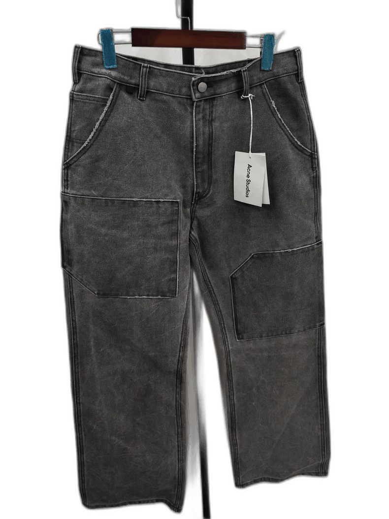 Acne Studios Acne Studios FW23 Patch Canvas Trousers Size US 36 / EU 52 - 1 Thumbnail
