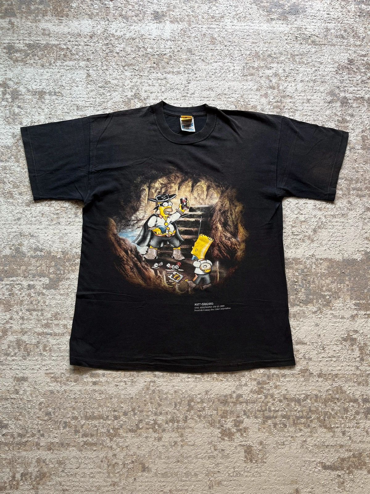 The Simpsons The Simpsons Matt Groening 1999 Bart & Homer Zorro Duff Size US L / EU 52-54 / 3 - 1 Thumbnail