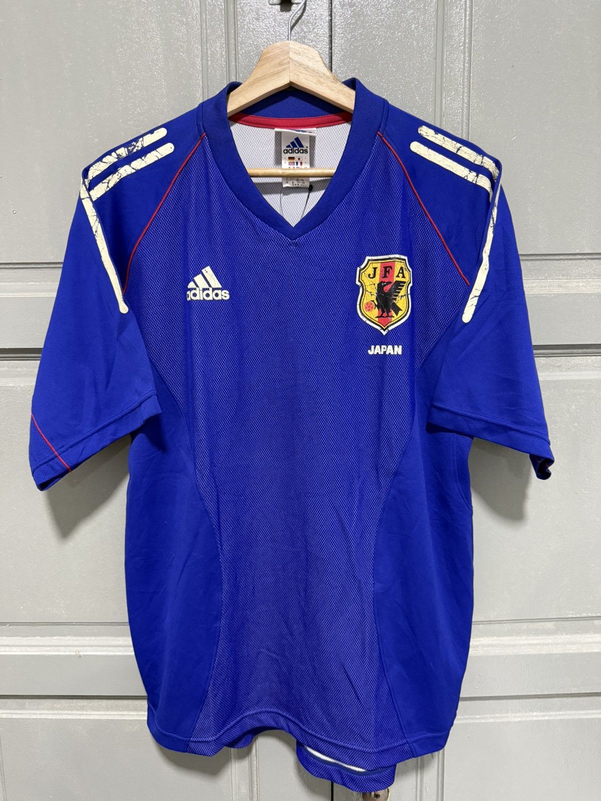 Adidas Vintage Adidas Japan 2002 World Cup Home Football Jersey NOS Size US L / EU 52-54 / 3 - 1 Thumbnail