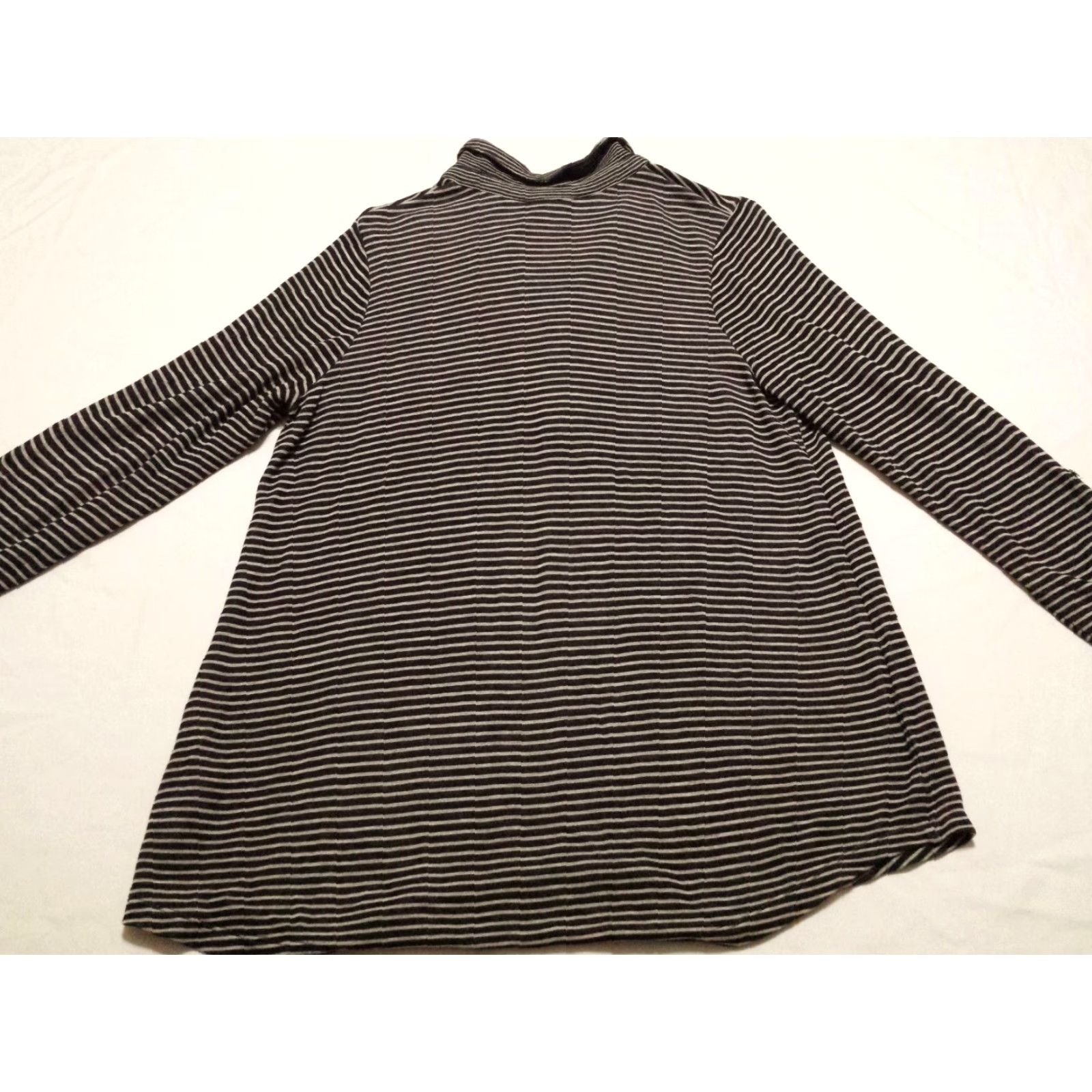 J. Jill J. Jill Blouse Shirt Multicolor Striped Long Sleeve Rayon M Womens Size M / US 6-8 / IT 42-44 - 6 Thumbnail