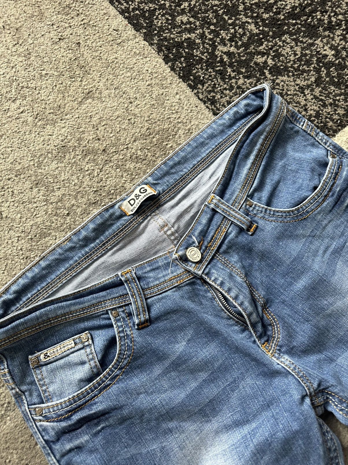 Dolce & Gabbana Vintage Dolce & Gabbana Faded Wash Style Jeans Size US 34 / EU 50 - 10 Thumbnail