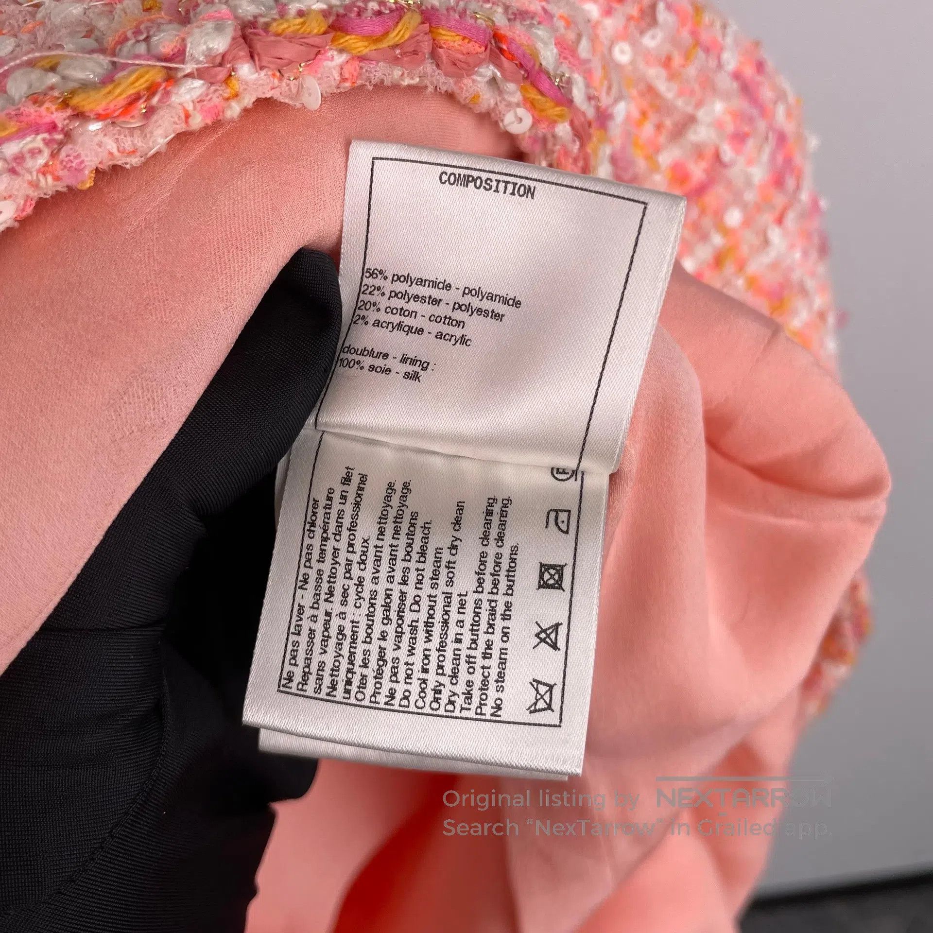 Chanel Chanel Cruise series orange tweed sequin dress size 34| Size XXS / US 00 / IT 34 - 5 Thumbnail